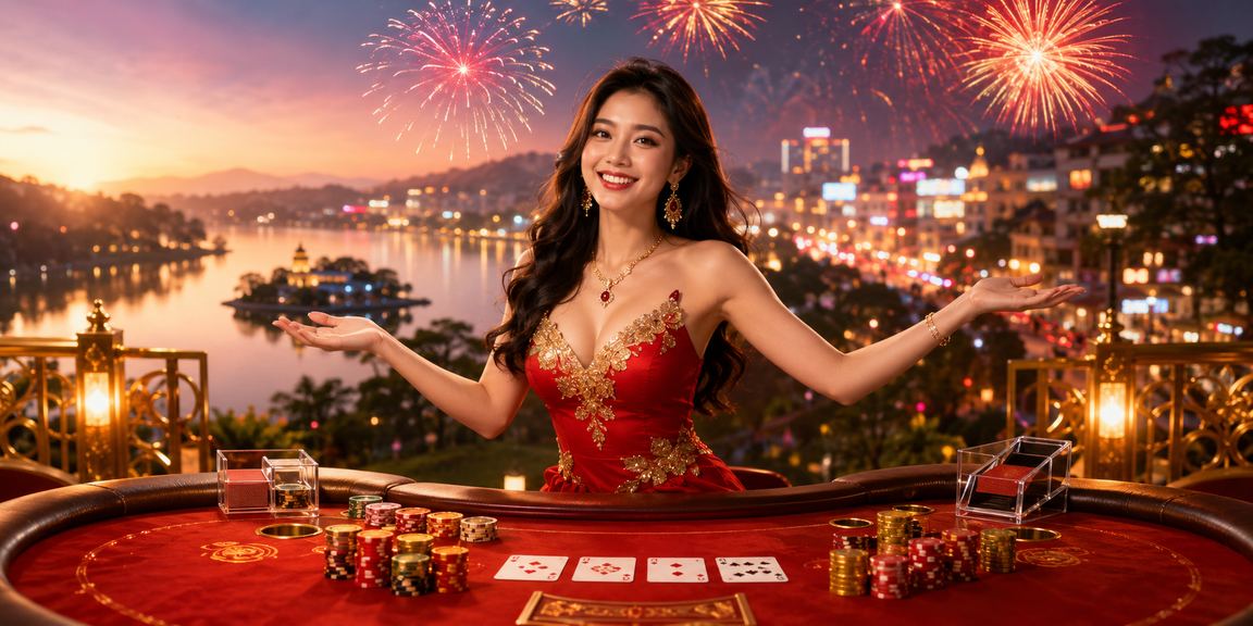 Cảnh chụp toàn cảnh trải nghiệm cá cược casino và thể thao tại Việt Nam hiện đại